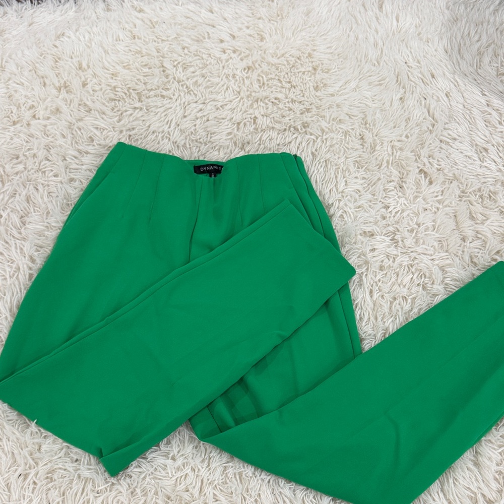 Dynamite Vibrant Green Chinos Work Pants